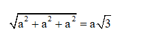 Độ dài đường chéo của hình lập phương