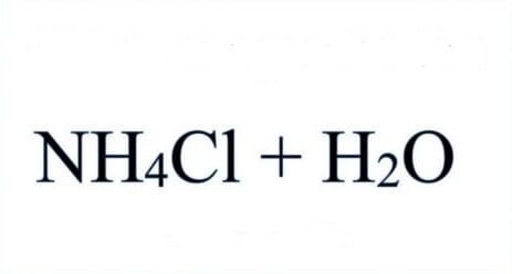 NH4Cl H2O – Cân bằng phản ứng hóa học NH4Cl + H2O